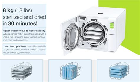 lexa autoclave warranty|lexa drying cycle.